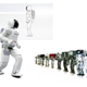 Imagen para el artículo titulado Elon Musk dice que construirá un robot humanoide (y saca una persona disfrazada de robot al escenario)